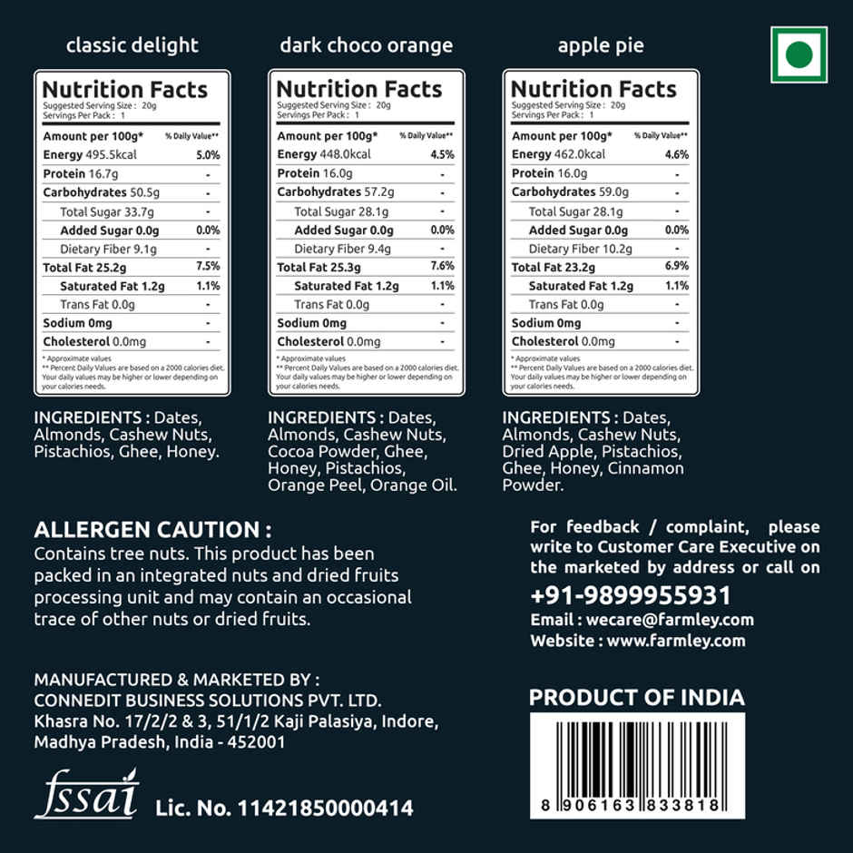 Farmley Assorted Date Bites Gift Pack