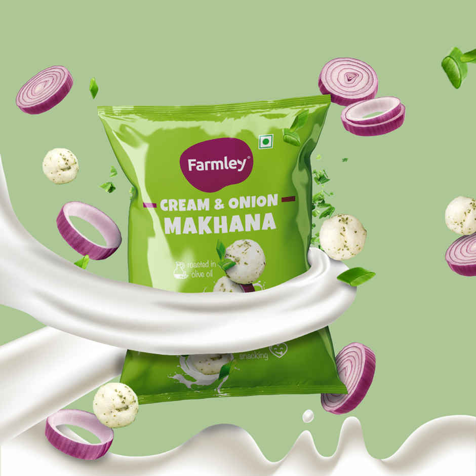 Farmley Cream And Onion Makhana | Roasted In Olive Oil