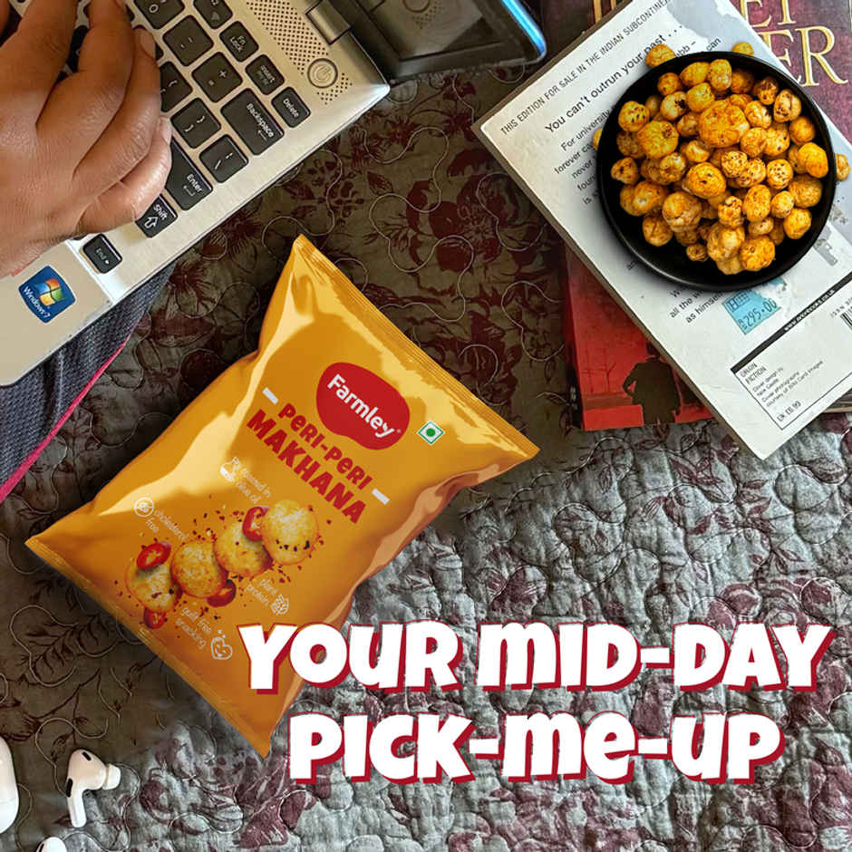 Farmley Peri Peri Makhana Roasted In Olive Oil Healthy Snacks Combbo