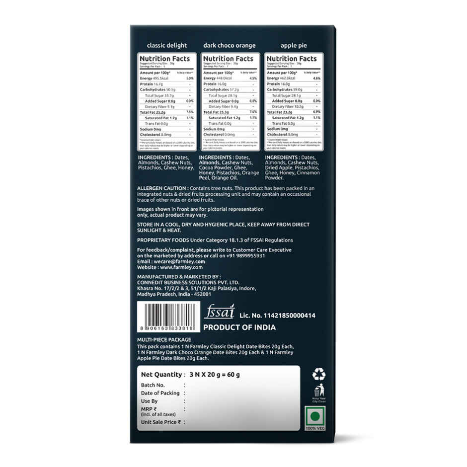 Farmley Assorted Date Bites Gift Pack