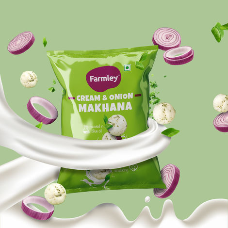 Farmley Cream And Onion Makhana | Roasted In Olive Oil