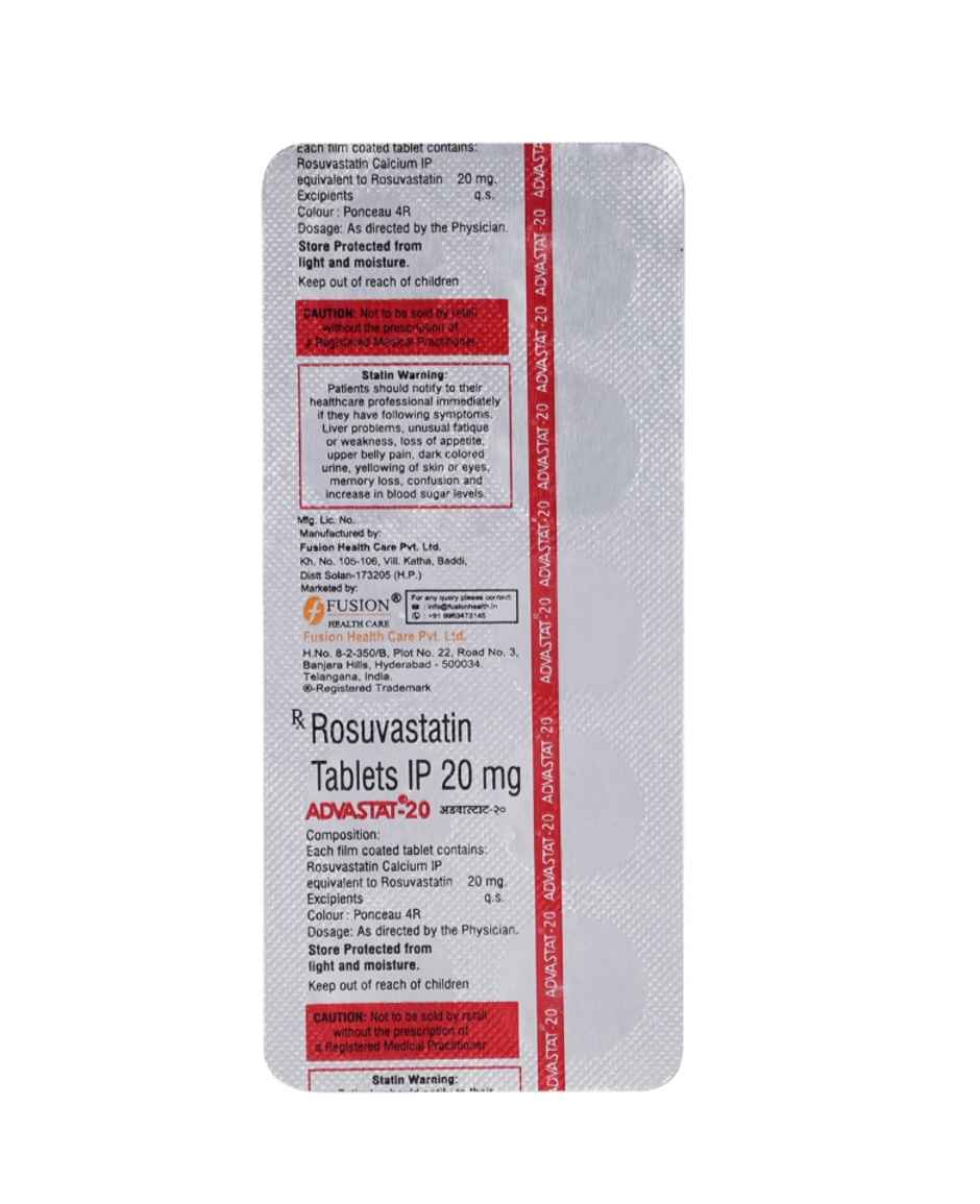 Advastat-20 Tablet