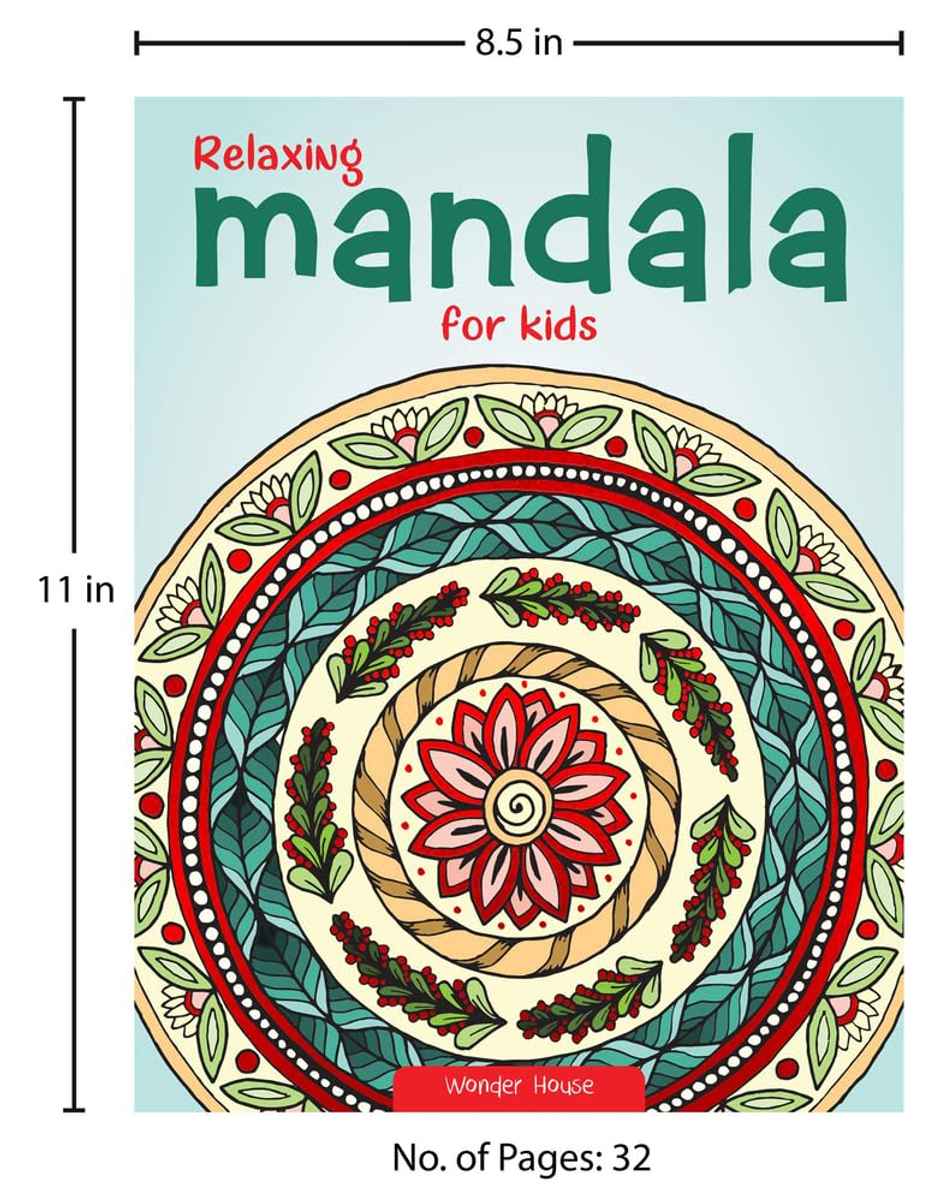 Relaxing Mandala For Kids : Coloring Book To Improve Concentration And Relaxation