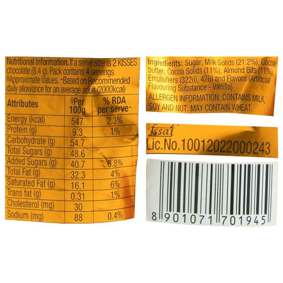 Hershey's Kisses With Almonds | Chocolate Share Bag