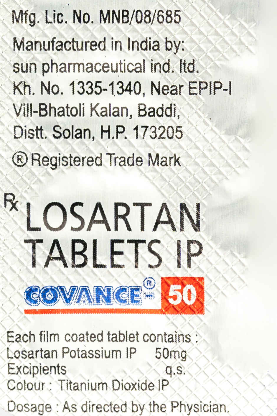 Covance-50 Tablet