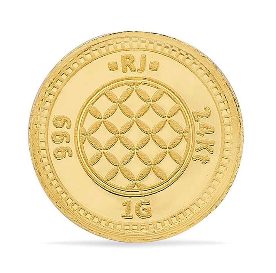 Reliance Jewels 24kt Gold Coin 999 Purity