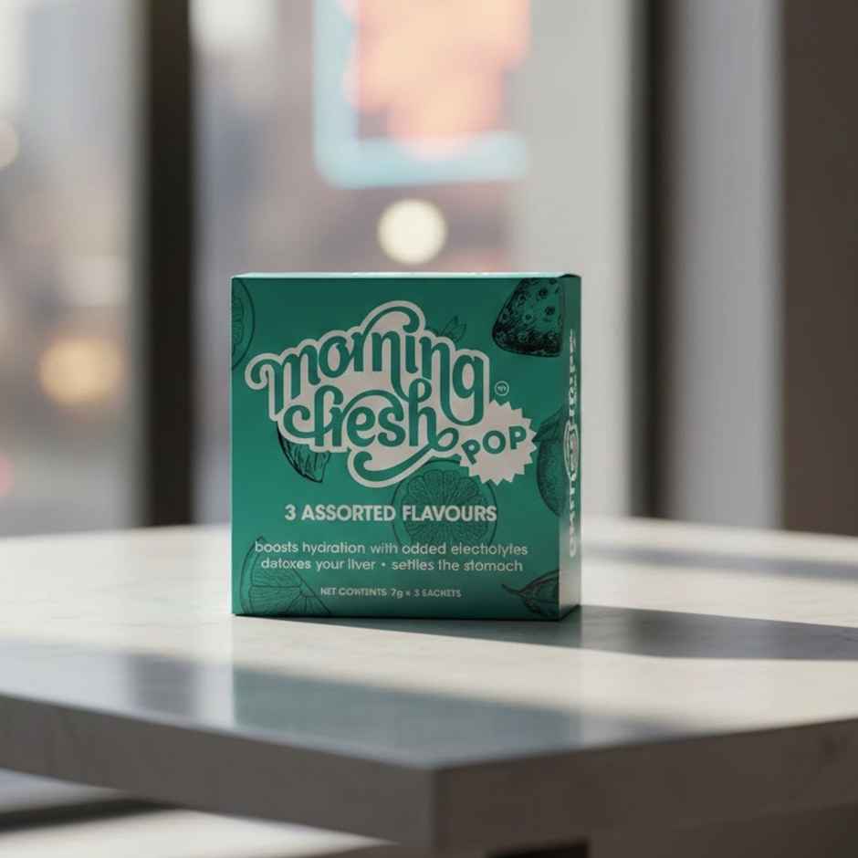 Morning Fresh Assorted Flavoured Anti Hangover Instant Drink Mix