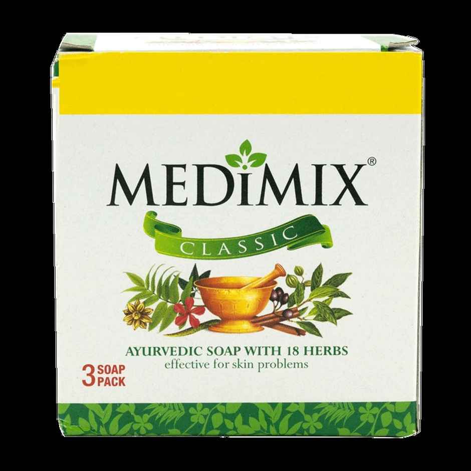 Medimix Classic Ayurvedic Traditionally Made Soap with 18 Herbs