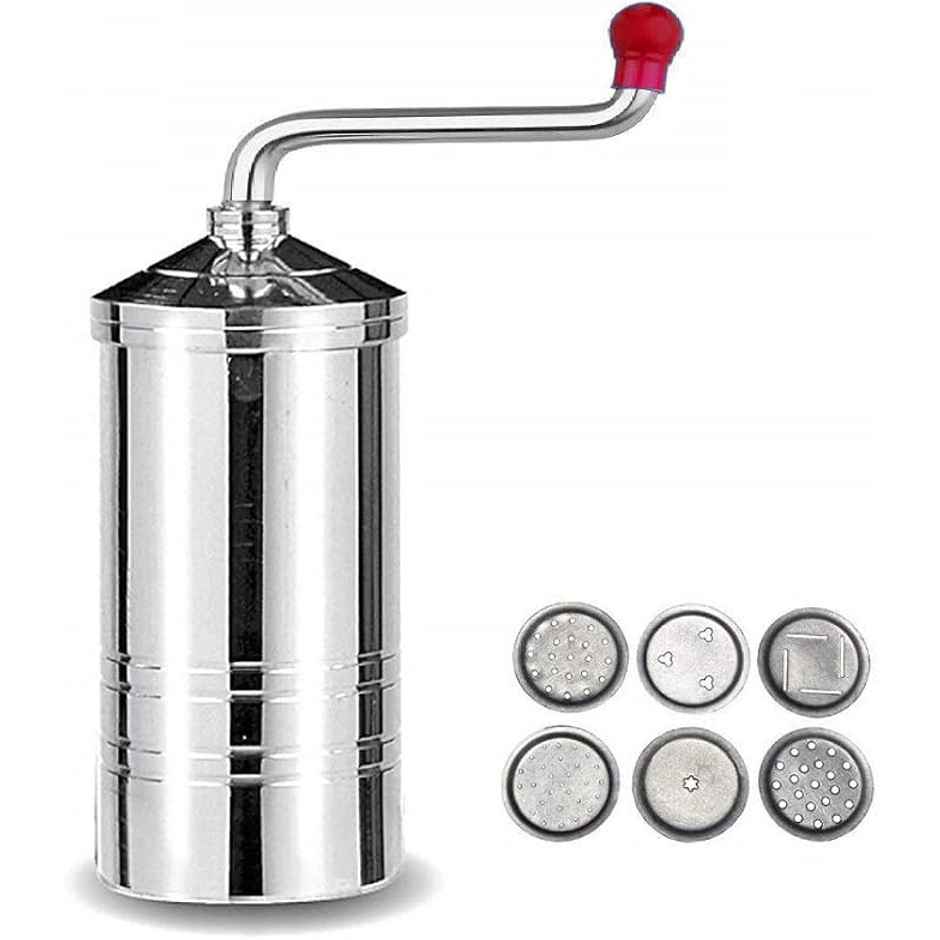 2Mech Stainless Steel Sev Sancha Machine | Muruku Maker with 6 Jali