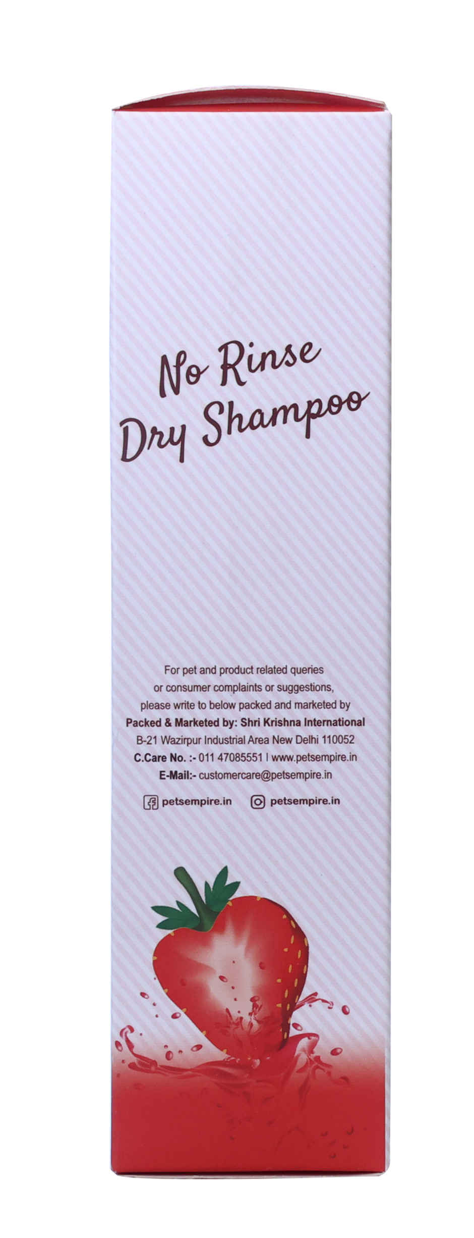 Pets Empire Waterless Shampoo , Dry Bath For Dogs Strawberry Fragrance