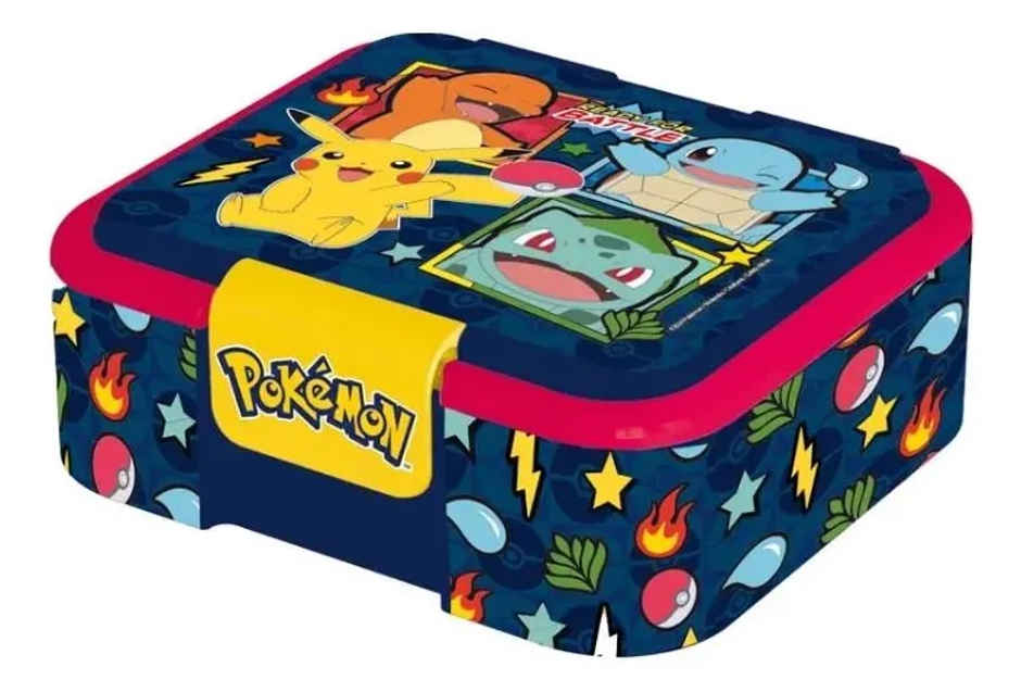 STRIDERS SUPREME MULTI COMPARTMENT SANDWICH BOX POKEMON BLUE TEAM