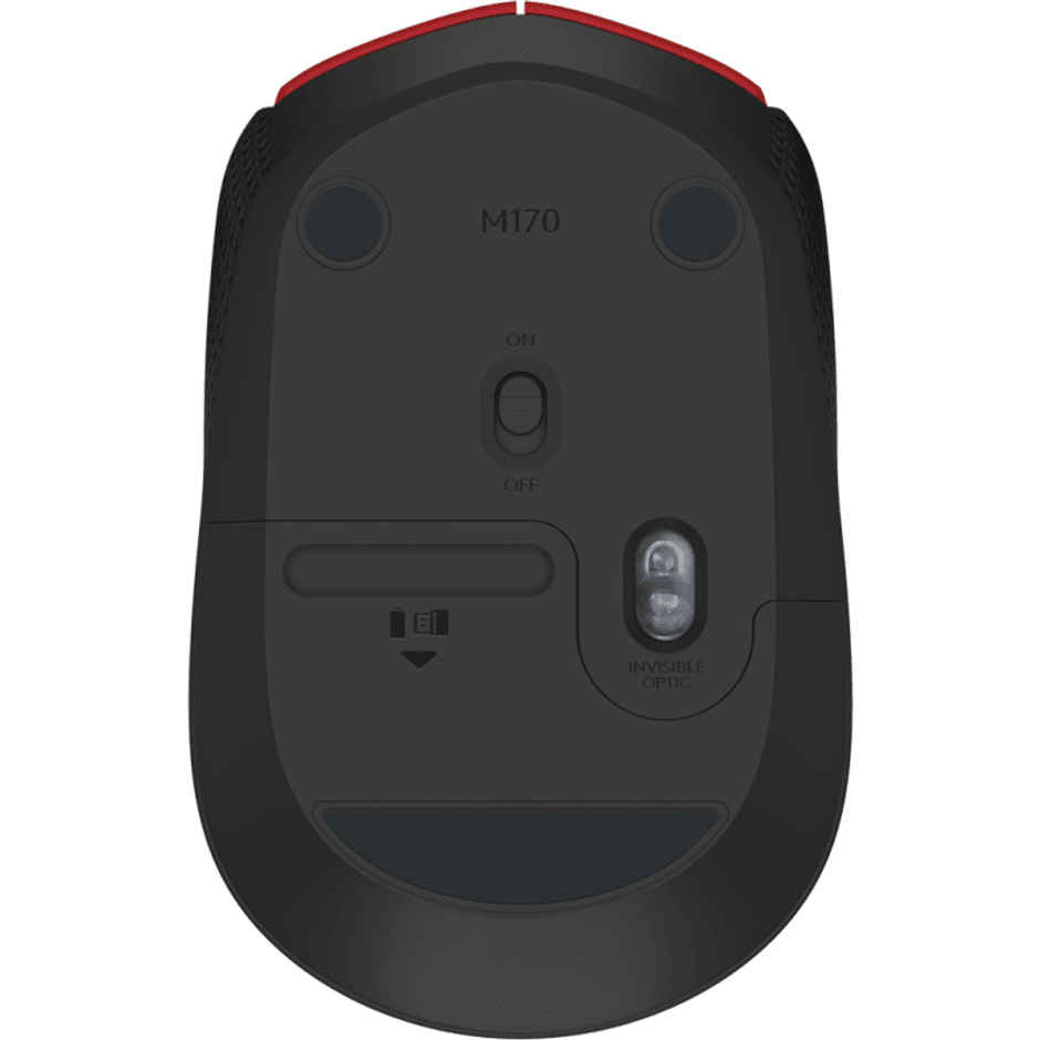 Logitech M171 Wireless Mouse-Red