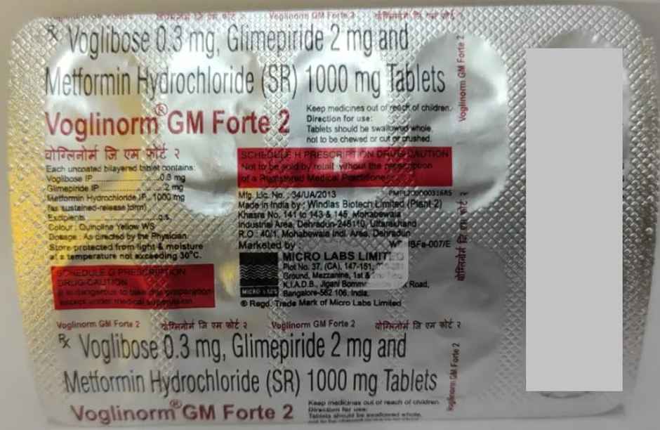 Voglinorm GM Forte 2 Tablet SR