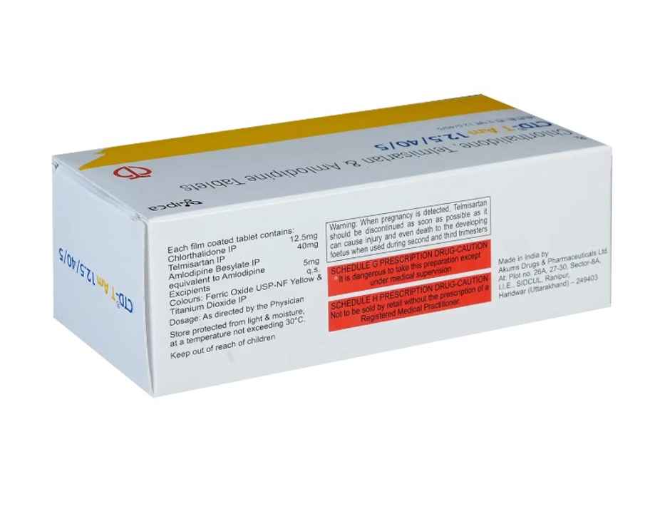 CTD-T Am 12.5/40/5 Tablet
