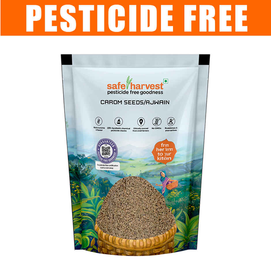 Safe Harvest Pesticide - Free Carom Seeds (Ajwain) Combo