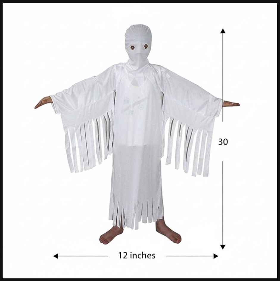 White Ghost Halloween Costume | Free Size | Sheen And Shine