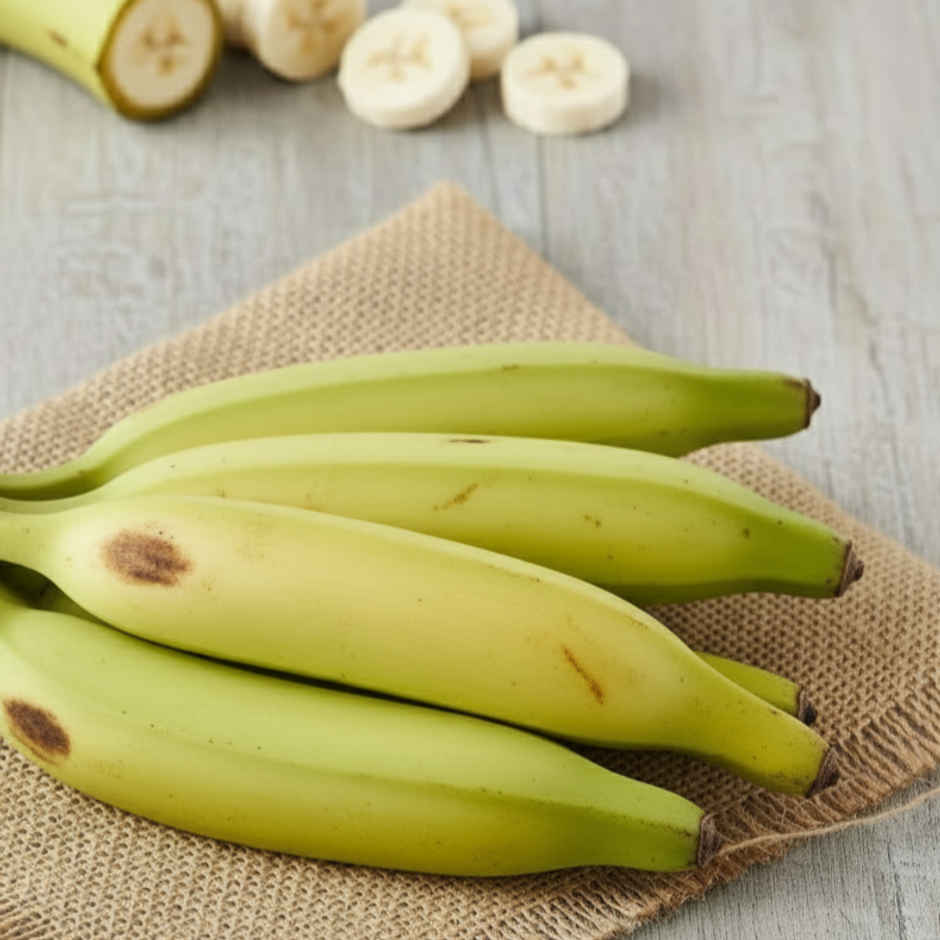 Banana Nendran Semi Ripe