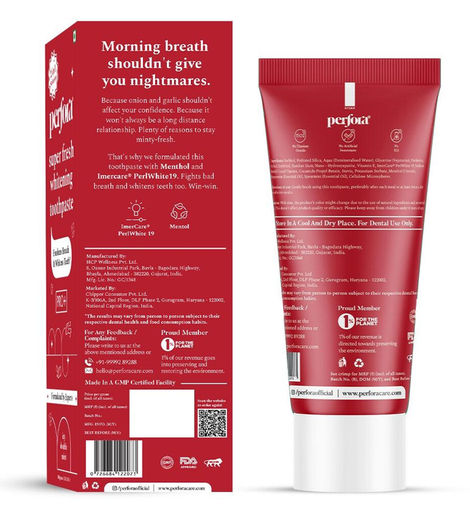 Perfora Super Fresh Teeth Whitening Toothpaste