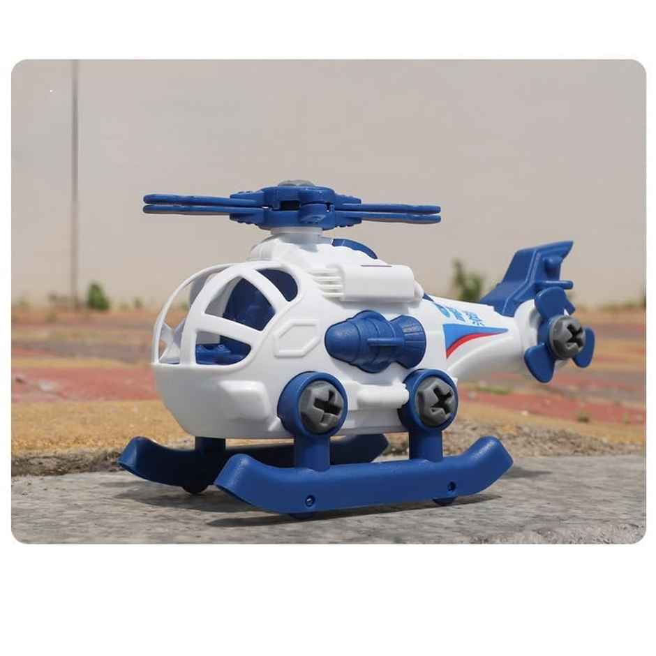 Fablue Police Car Building Blocks Toy for Kids - Cars with Screw Driver Educational Toy