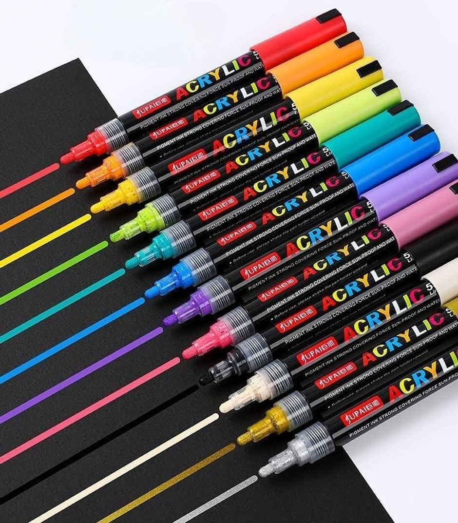 Abk Acrylic Paint Brush | 12 Pcs