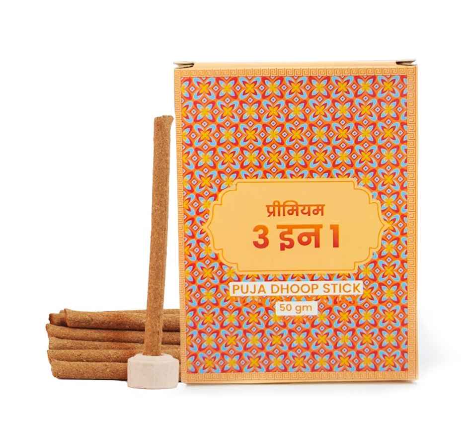 Puja Dhoop Stick - 3 In 1