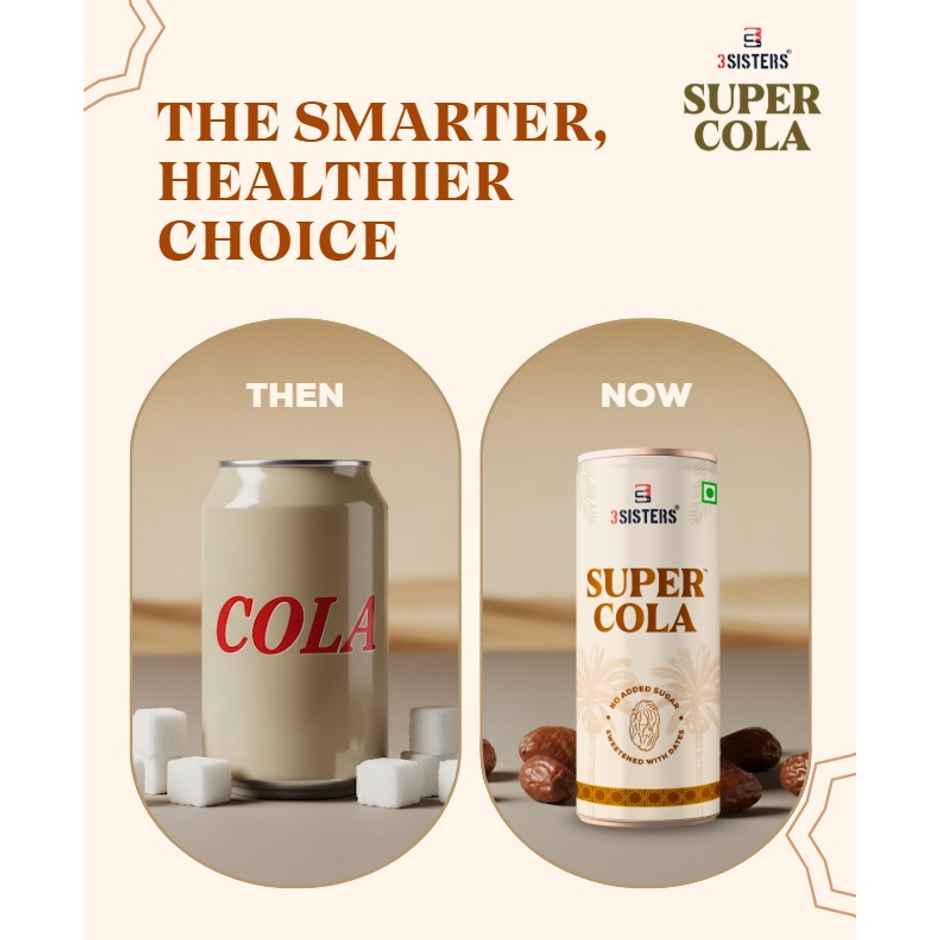 3 Sisters Super Cola | Powered by Dates