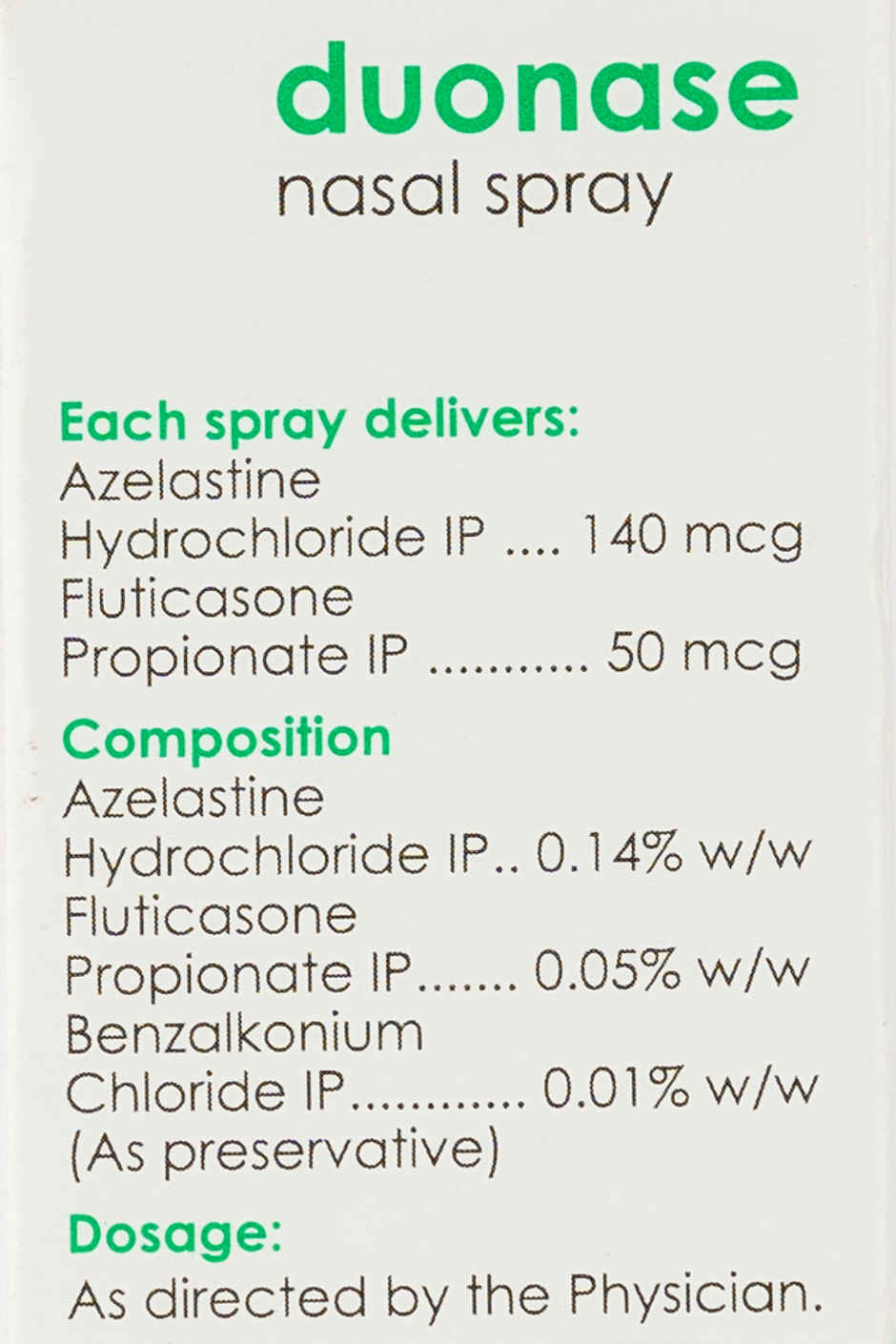 Duonase Nasal Spray