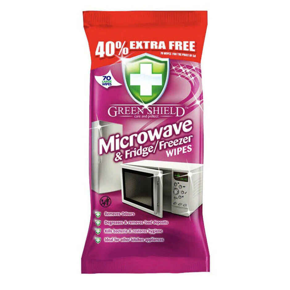 Greenshield Anti Bacterial Microwave & Fridge Wipes