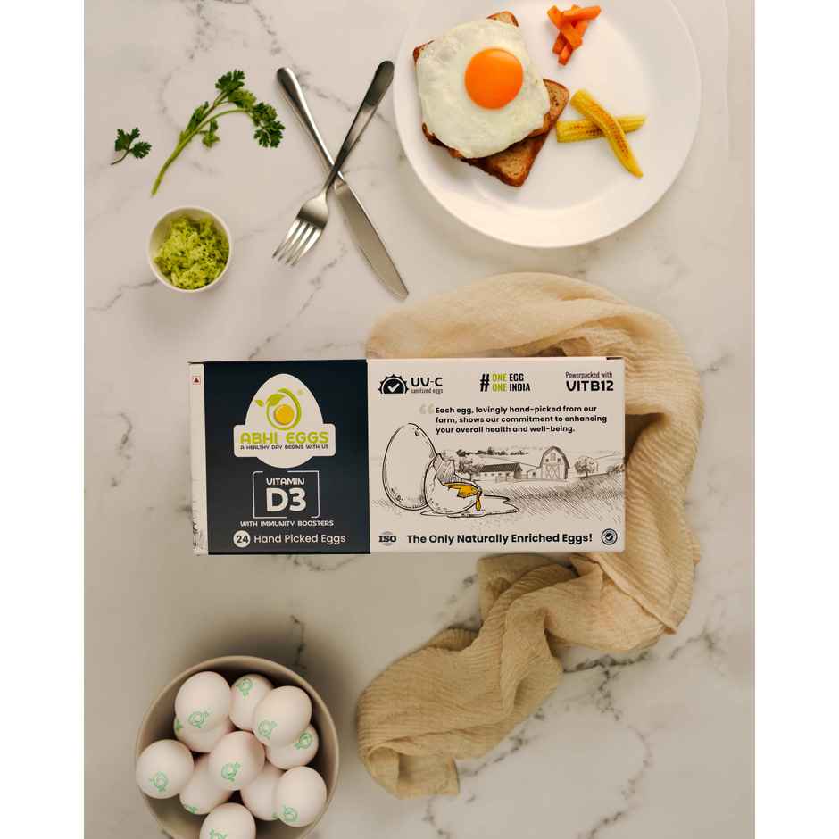 Abhi Vit D3 White Eggs With Immunity Boosters