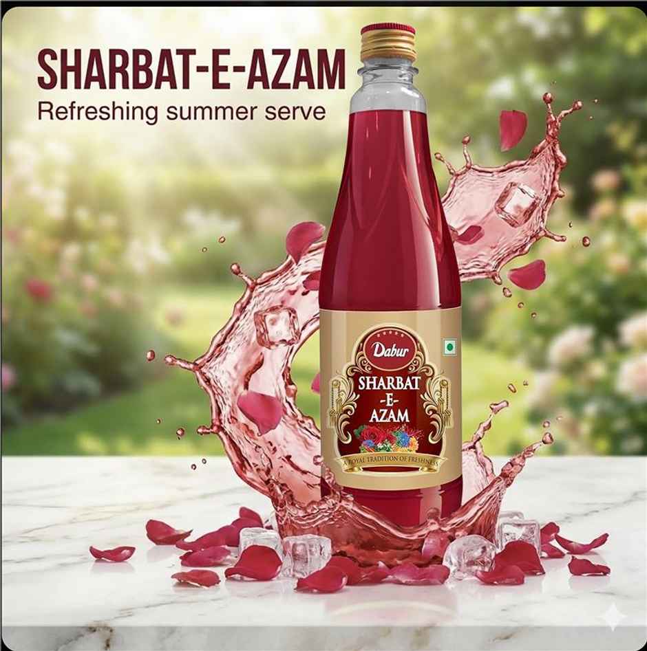 Dabur Sharbat E Azam Rose Syrup