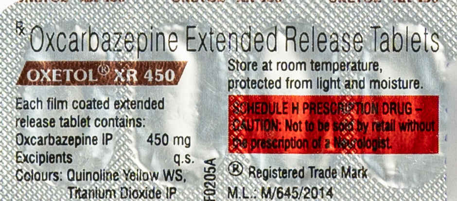 Oxetol-XR 450 Tablet