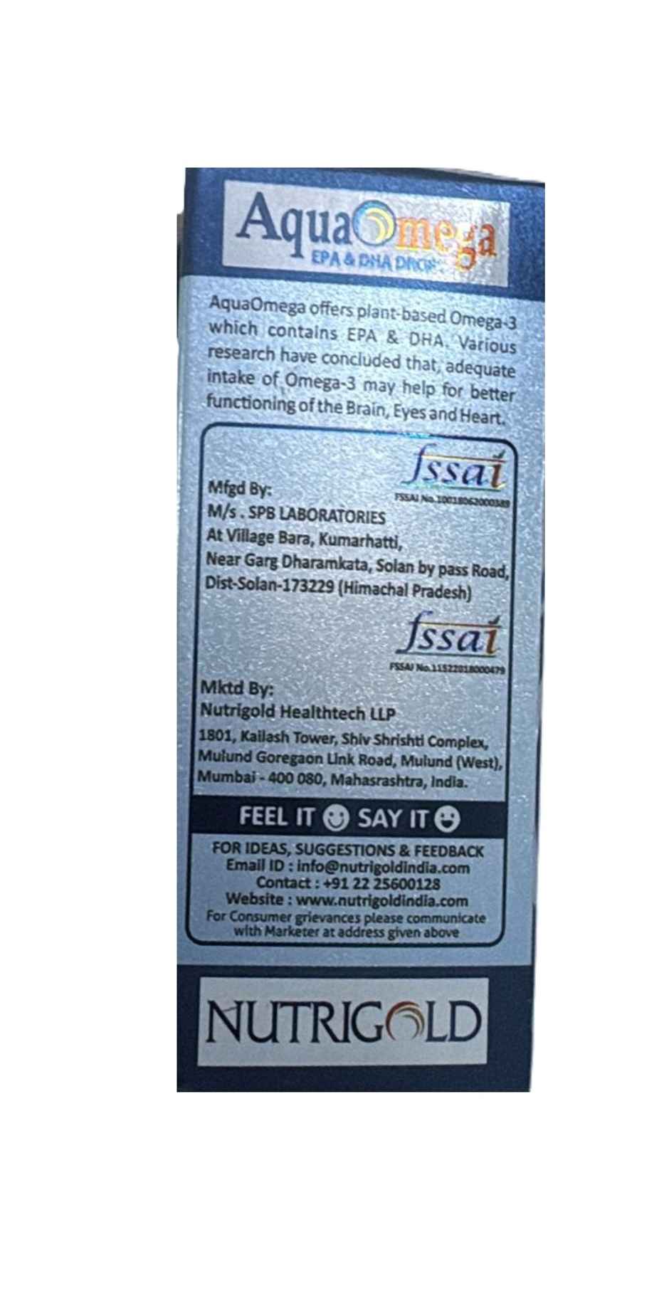 Aqua Omega Oral Drop