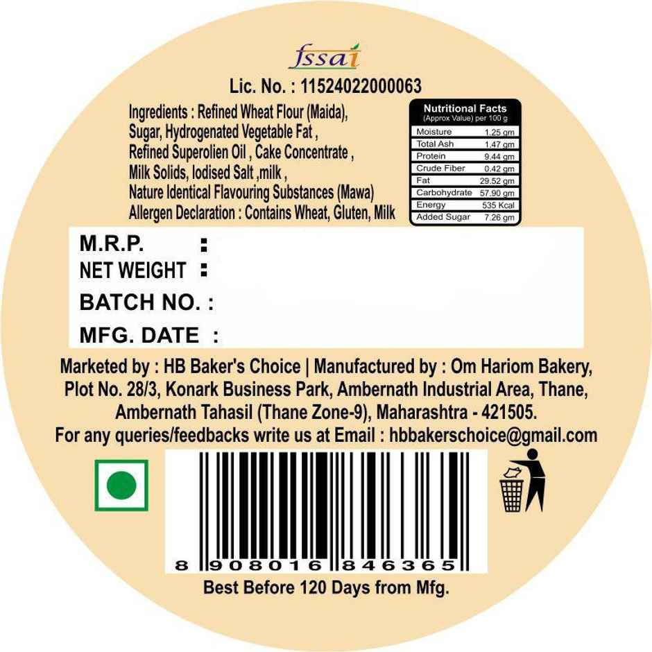 HB BAKERS CHOICE Mawa Cake Rusk