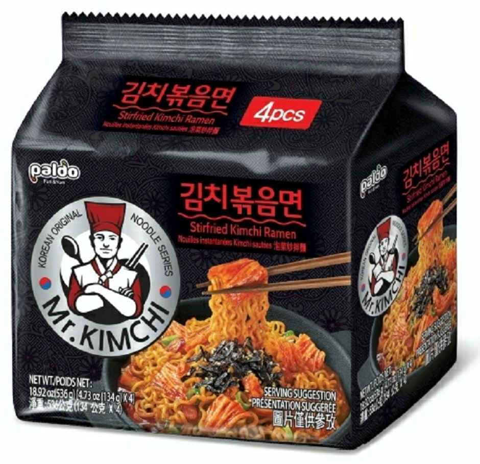 Paldo Mr. Kimchi Spicy Korean Noodles Veg