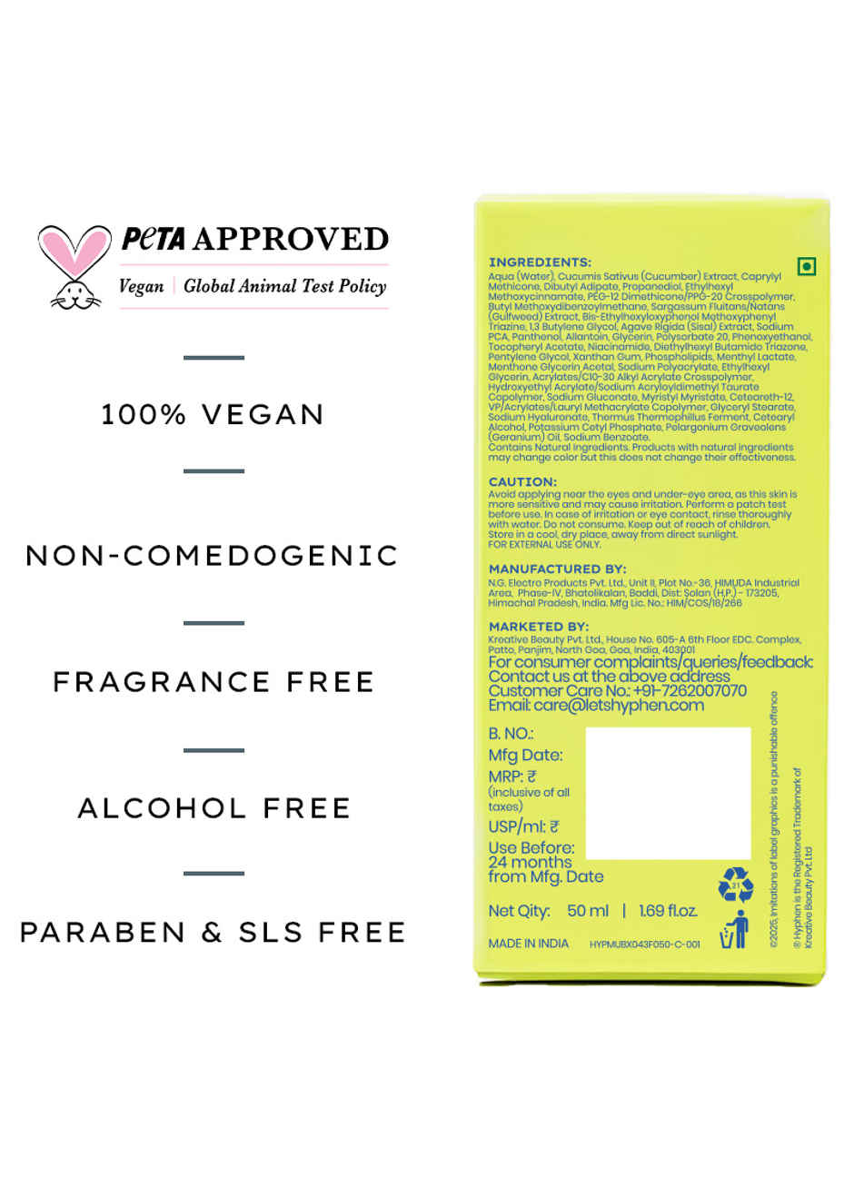 HYPHEN Fluid Cooling Sunscreen | SPF 50 PA++++
