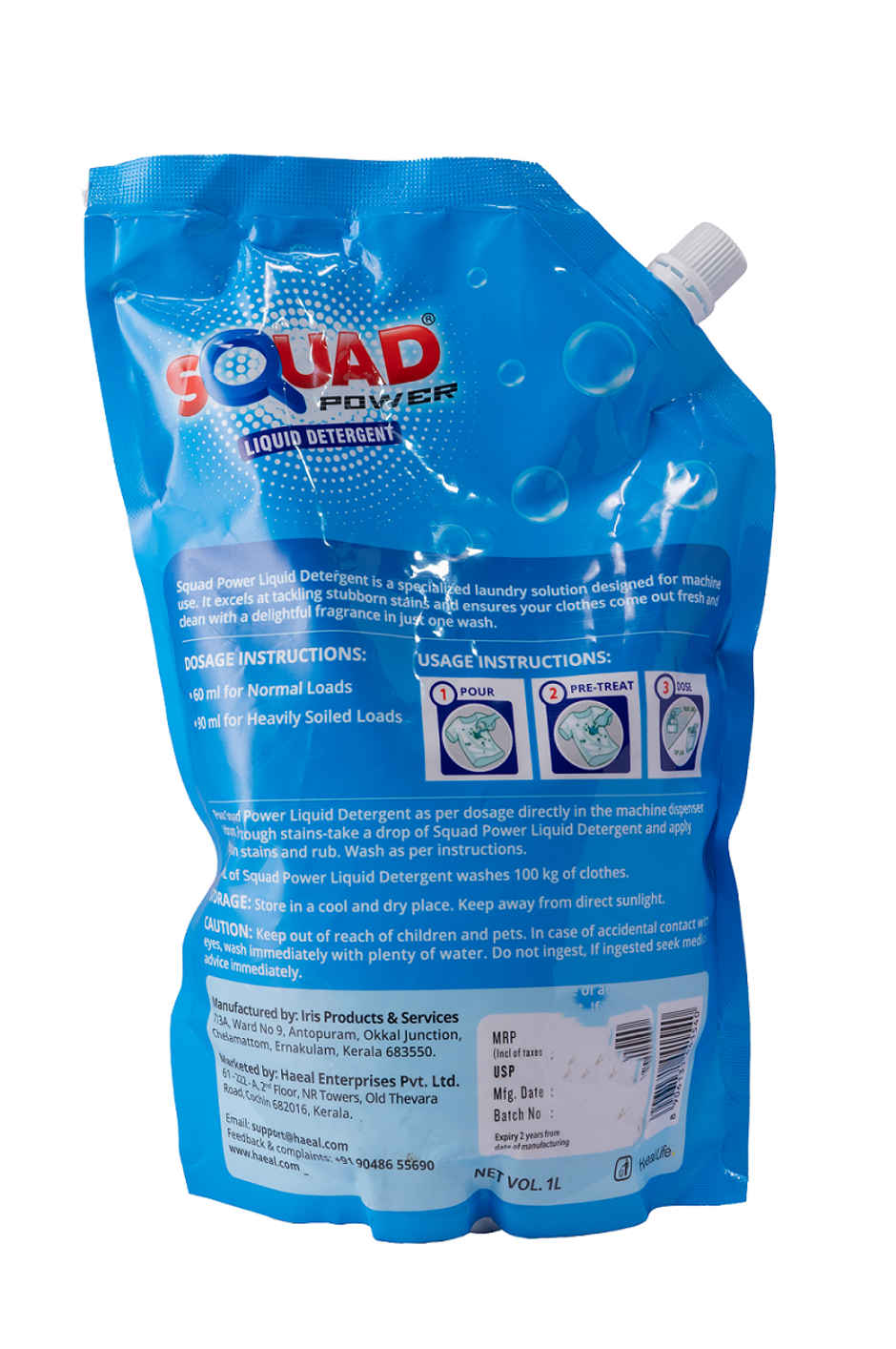 SQUAD Power Liquid Detergent