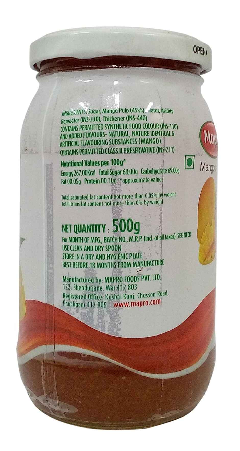 Mapro Mango Jam Jar
