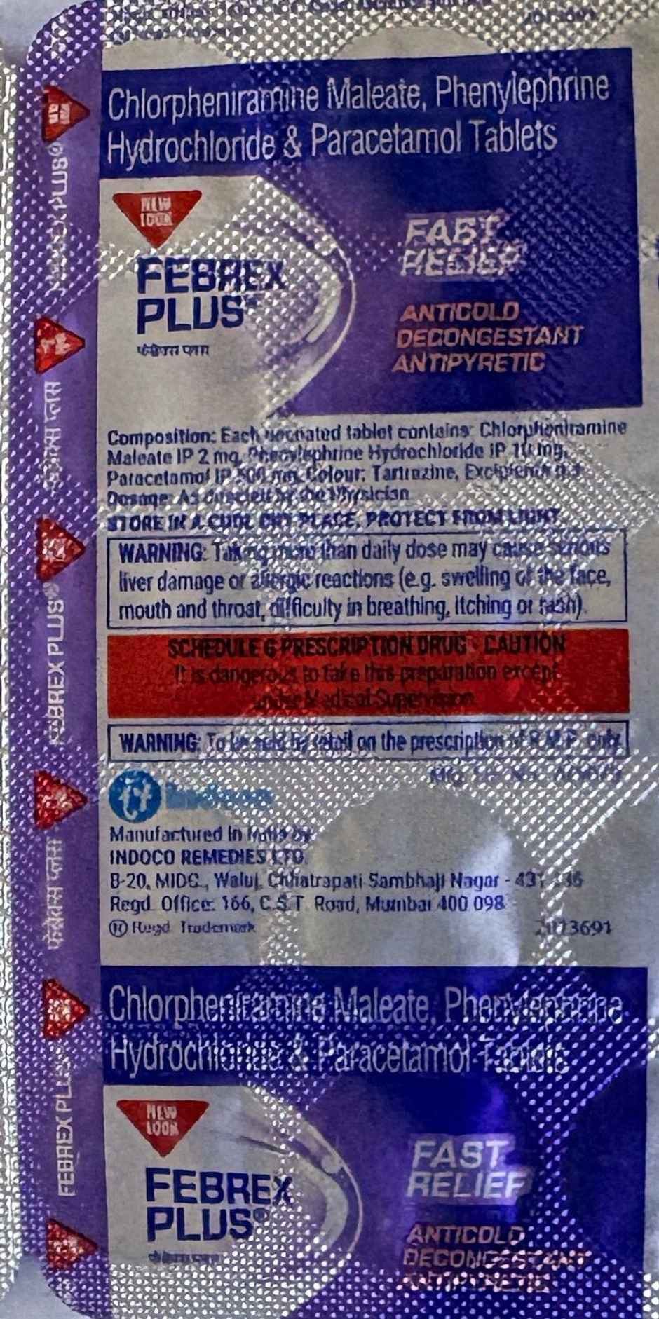 Febrex Plus Fast Relief Tablet