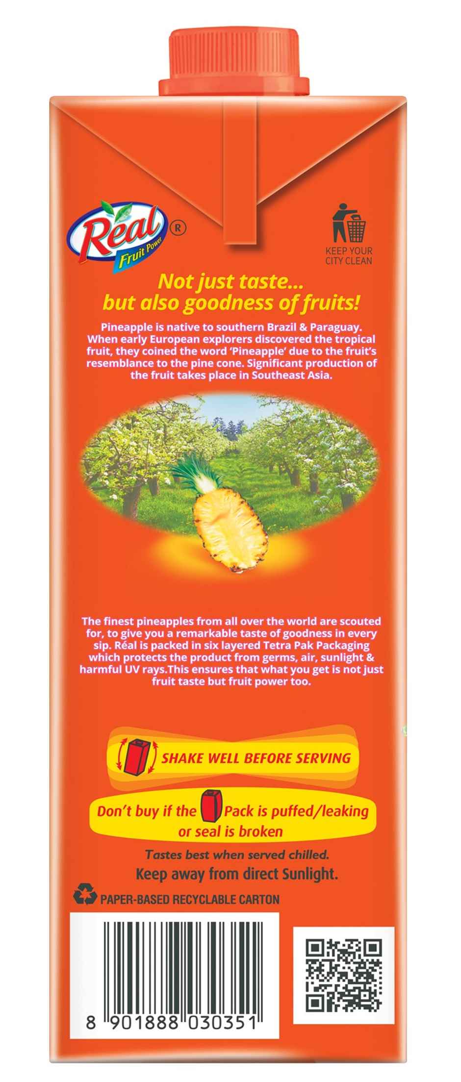 Dabur Real Fruit Power Pineapple Fruit Juice