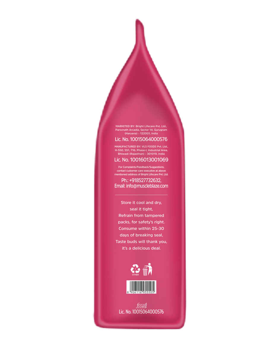 MuscleBlaze Fit High Protein Muesli (Dark Chocolate & Cranberry, 1kg) | 22g Protein