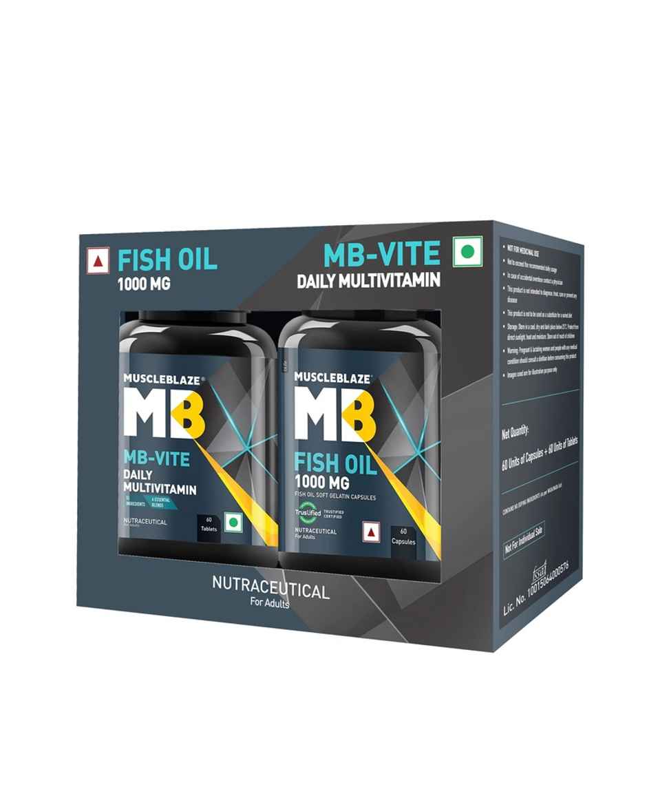 Muscleblaze Mb-Vite Daily Multivitamin With- 1000Mg (60 Capsules)