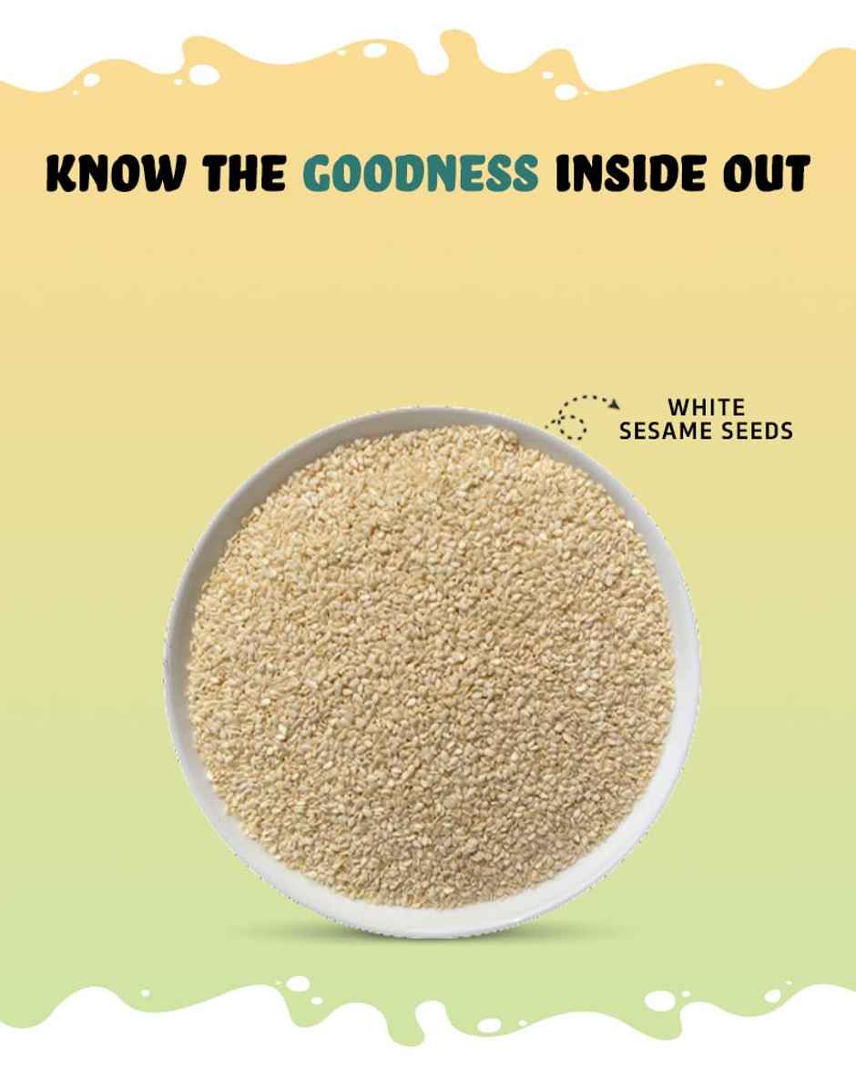 True Elements White Sesame Raw Seeds