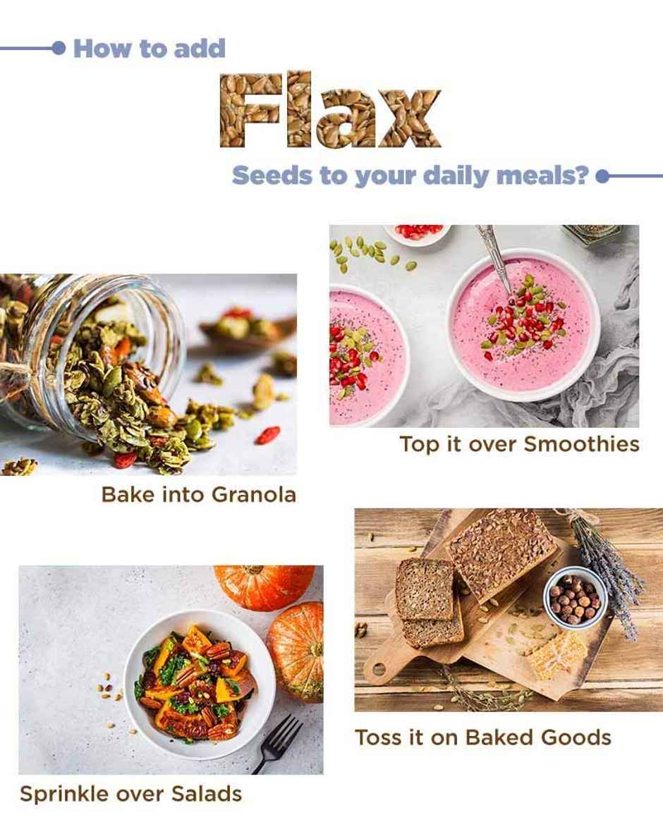 True Elements Flax Seeds Roasted