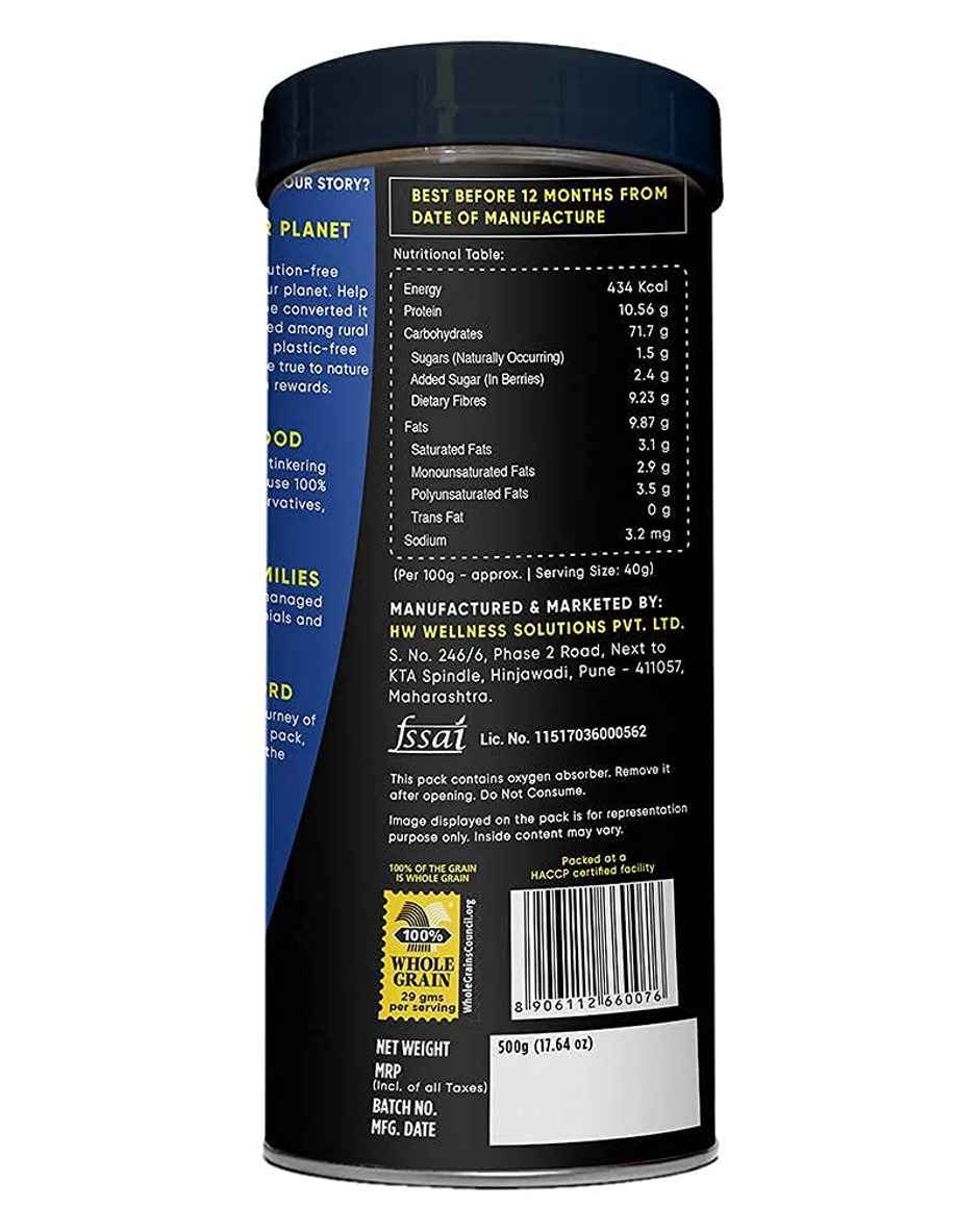 True Elements Oatmeal With Chia and Real Fruits