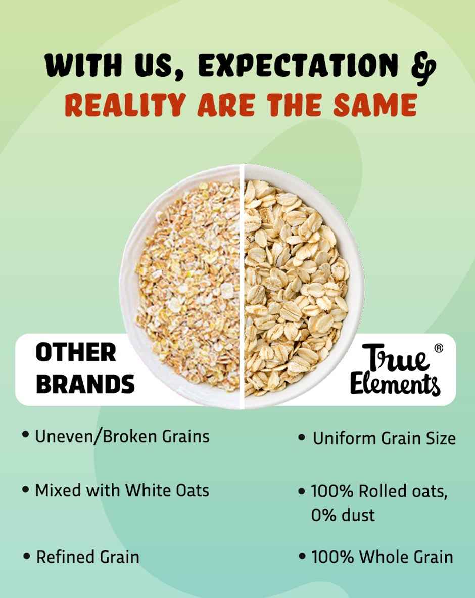 True Elements Rolled Oats