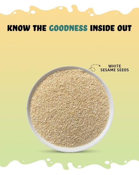 True Elements White Sesame Raw Seeds