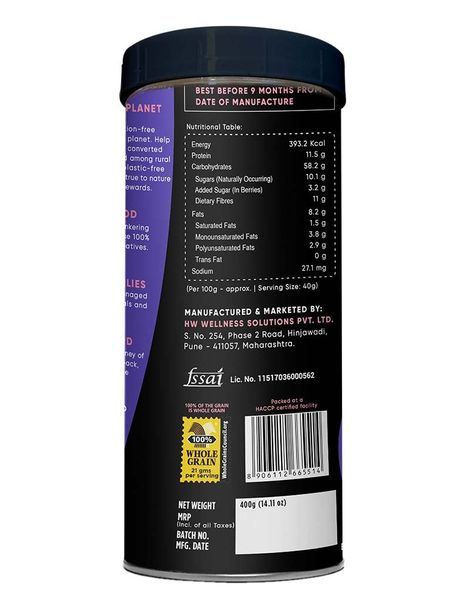 True Elements Muesli Dark Chocolate, Fibre Rich Ready To Eat Breakfast