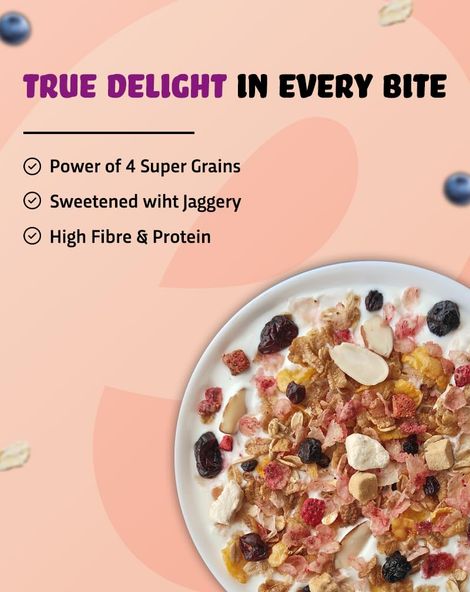True Elements Muesli Fruity Delight Fruit and Nut Muesli
