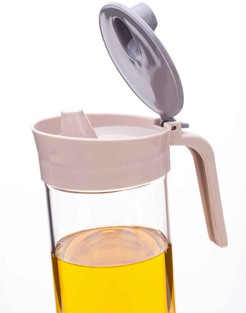 Signoraware Glass Oil Dispenser & Pourer | 1000 ml | Clear | Oil Pourer Bottle