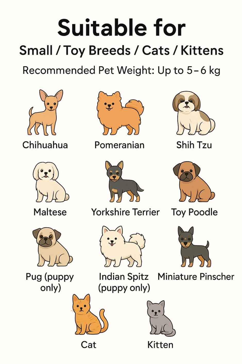 Nootie Anti-Slip Bed for Small Dogs & Cats | Pink & Black